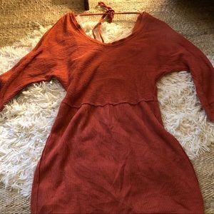 Urban outfitters ribbed soft sweater dress